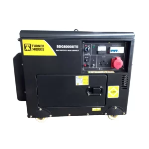 Turner Morris Silent Three Phase 8Kva with Electric Start (S-SDG8000STE)