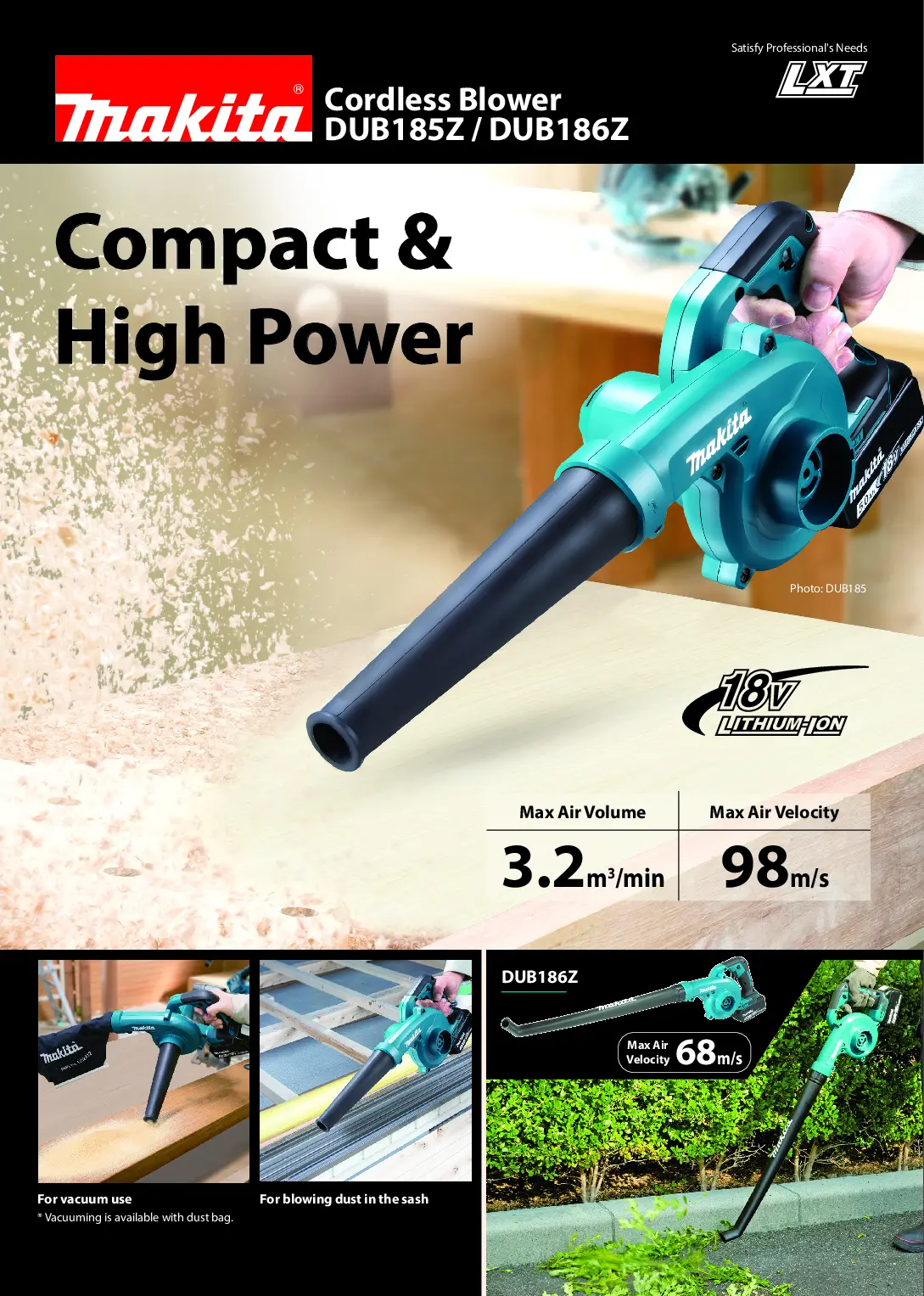 Makita Blower 18V (DUB186Z)