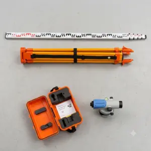 Dumpy Level c/w Staff & Tripod